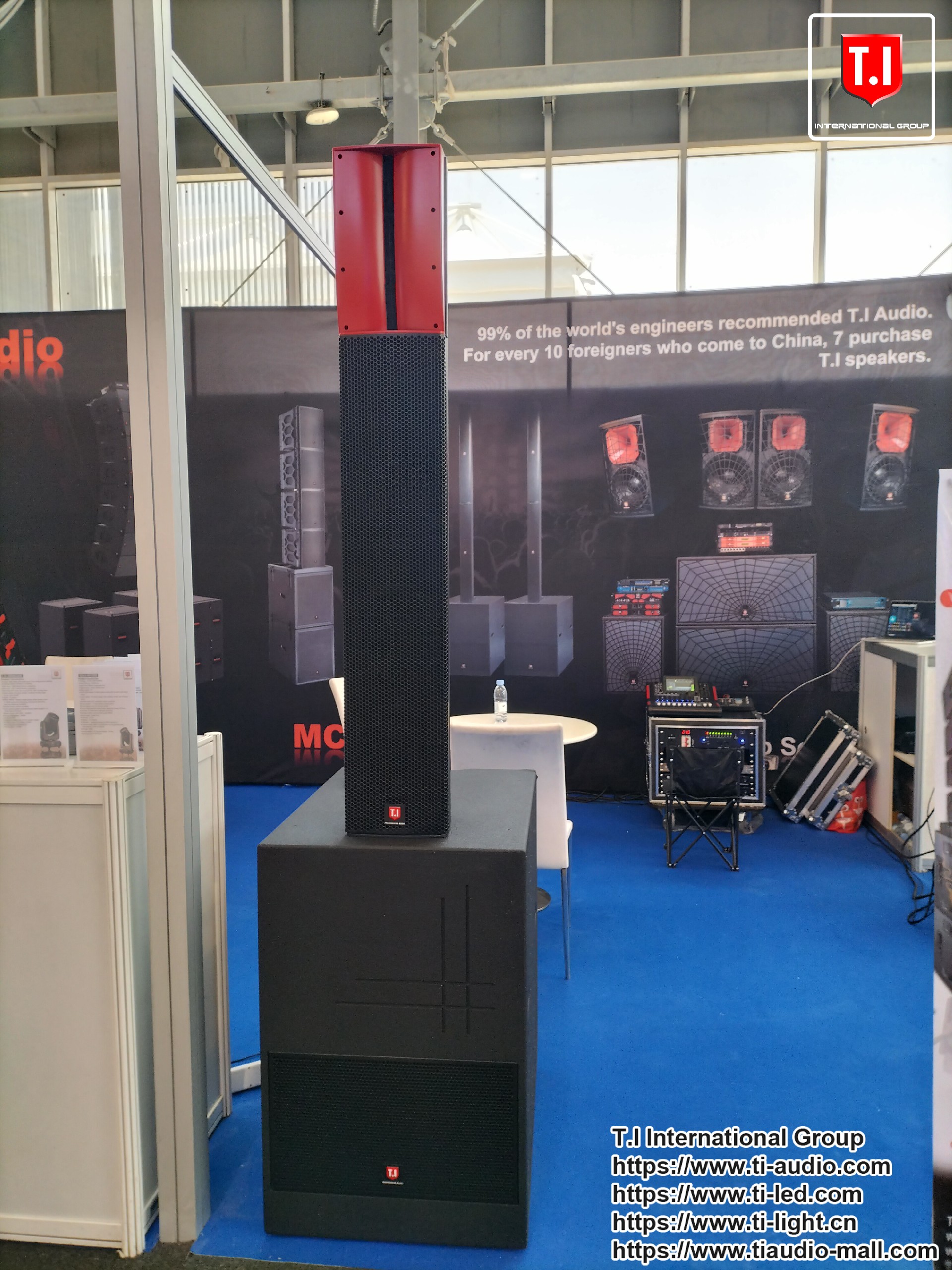 *See you tomorrow in T.I Booth in Riyadh Saudi Arabia.Our booth:1A10.*&nbsp;

*We will demo our sound system,lighting,stage truss and led screen in this expo.