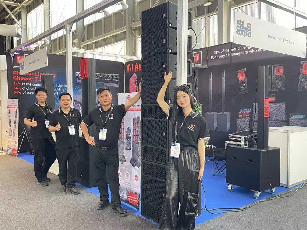 system,lighting,stage truss and led screen in this expo.