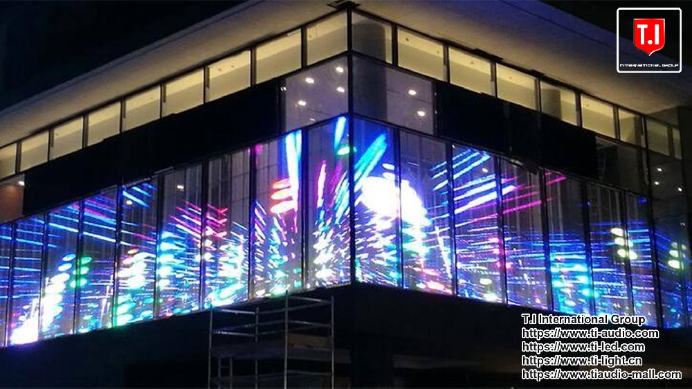 80% Transparent LED - Products Shine, Buildings Disappear in the 'Window of the Future' 🌇