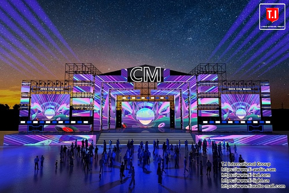 Accurately empowering stage art, professional grade LED stage display screen